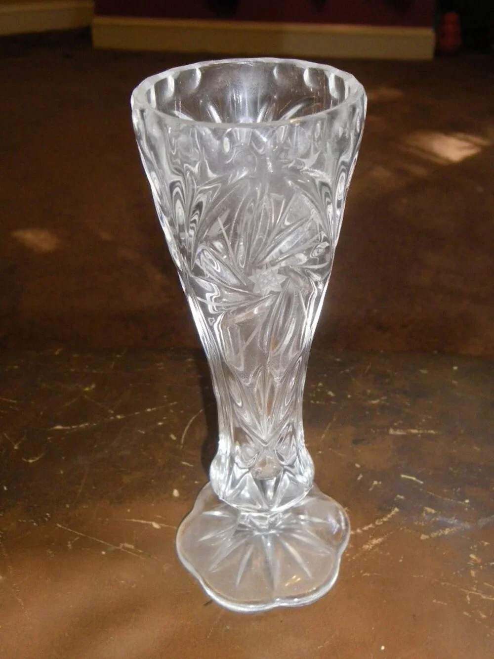 Vintage Small Crystal Vase